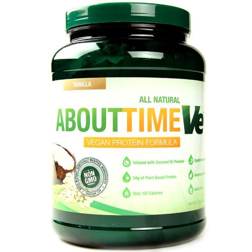 About Time Ve Vegan Protein Formula, Vanilla 2 lb