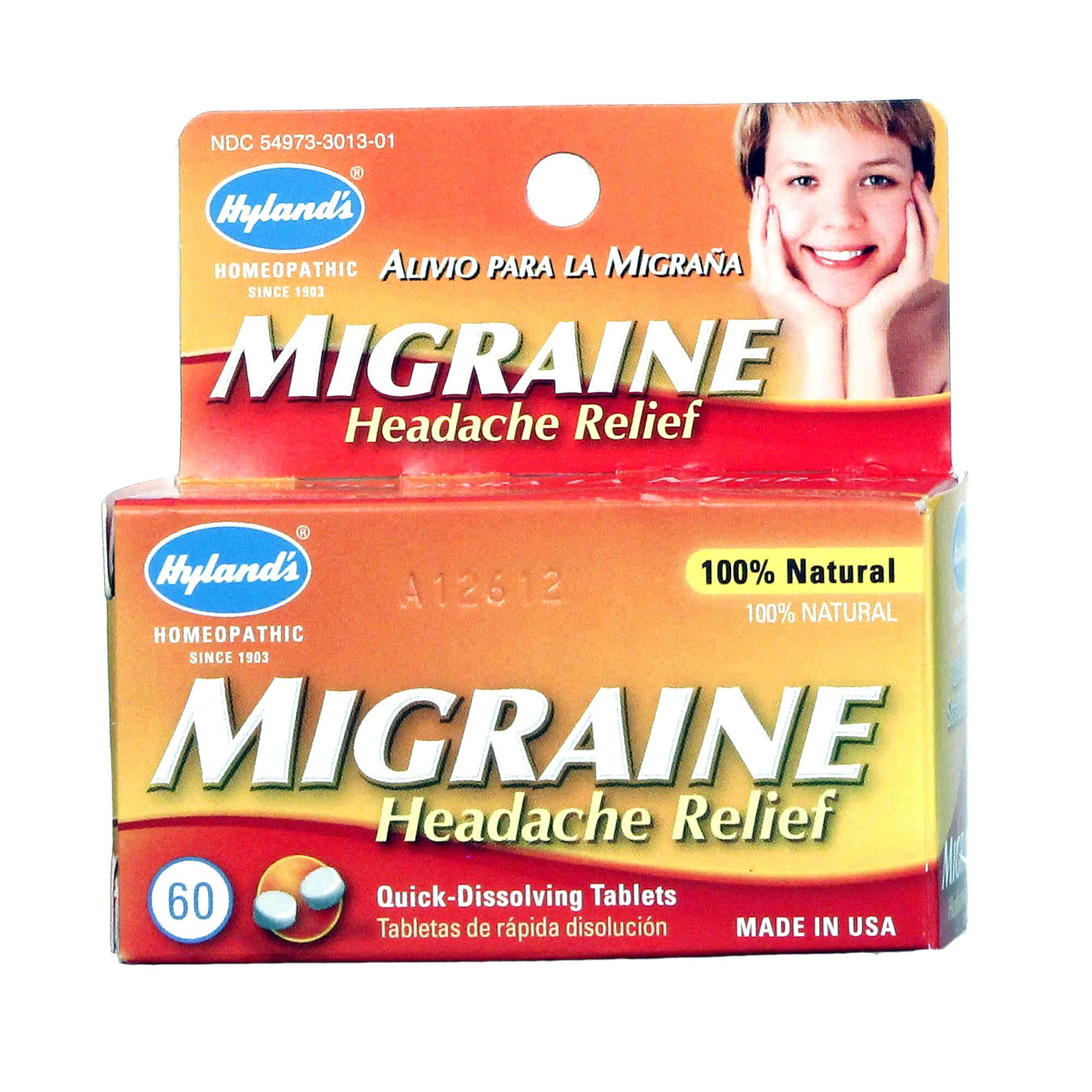 Hyland's Migraine Headache Relief  60 Tablets  eVitamins.com