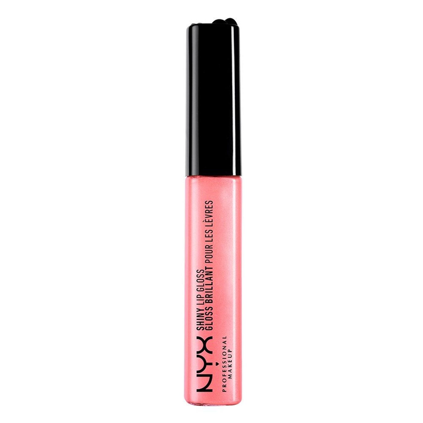 NYX Mega Shine Lip Gloss, Peach - Nude Peach - 0.37 fl oz 