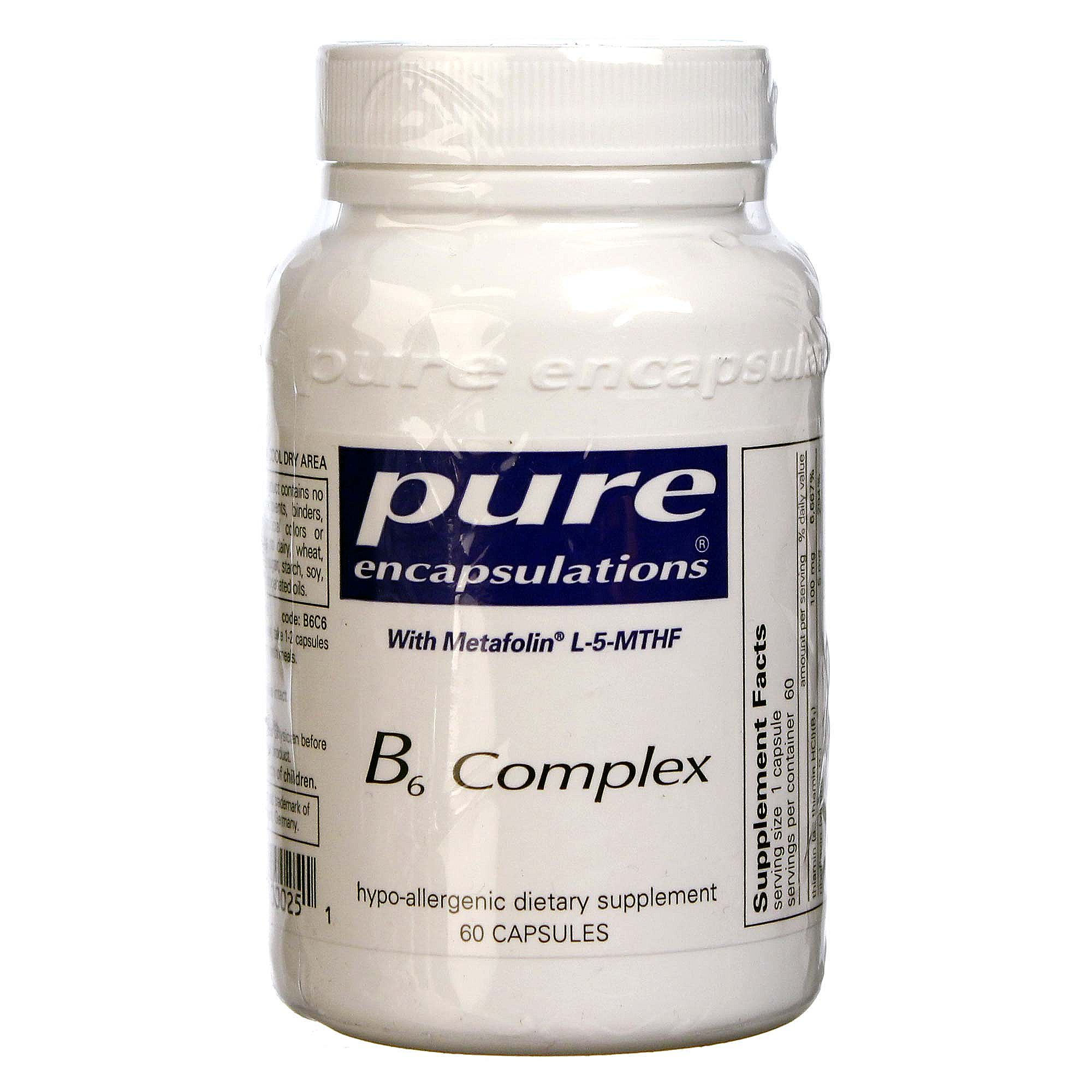 Buy Pure Encapsulations B6 Complex - 60 VCaps Singapore