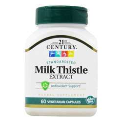 21st Century Milk Thistle Extract - 60 Vegetarian Capsules