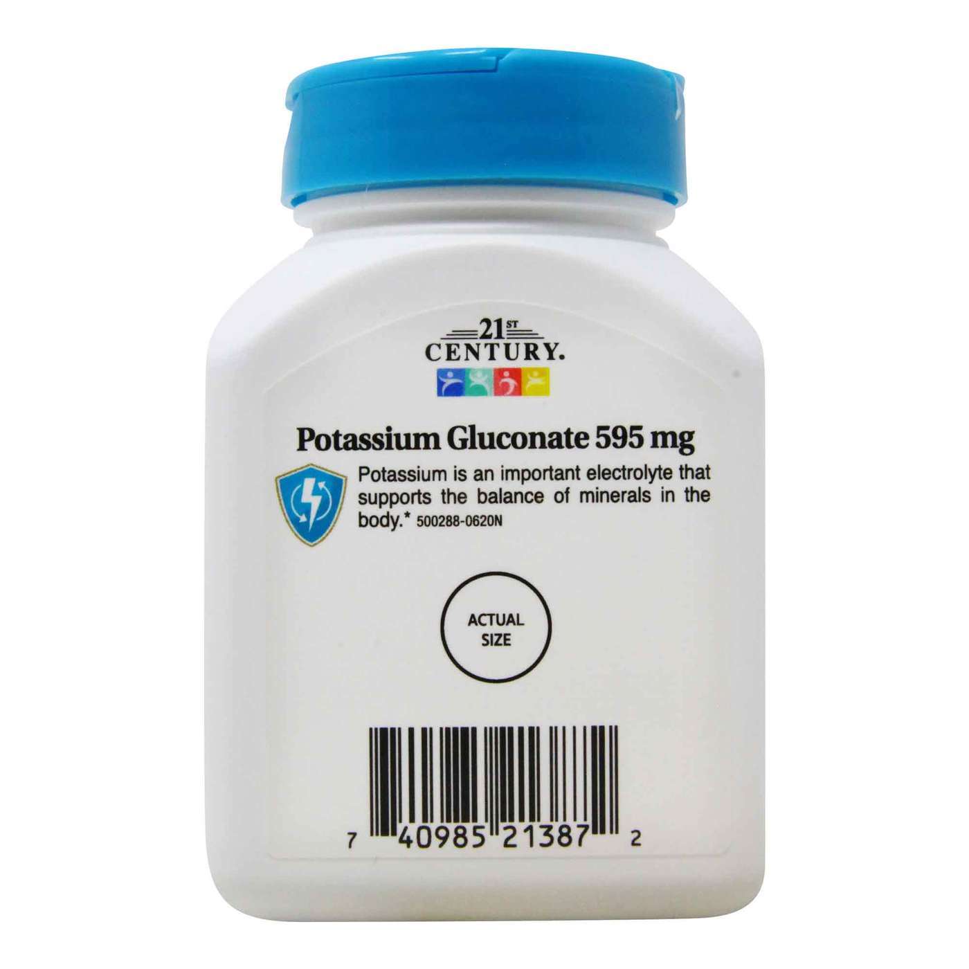 Potassium Gluconate Tablets 595mg 110tabsVegan Non-GMO Electrolyte Balance 