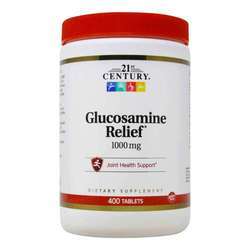 21st Century Glucosamine Relief - 1000 mg - 400 Tablets