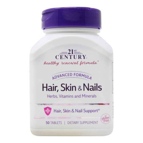 21st Century Hair, Skin and Nails - 50 Tablets - eVitamins Malaysia