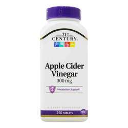 21st Century Apple Cider Vinegar - 300 mg - 250 Tablets