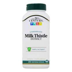 21st Century Milk Thistle Extract - 200 Vegetarian Capsules