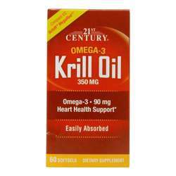21st Century Krill Oil - 350 mg - 60 Softgels