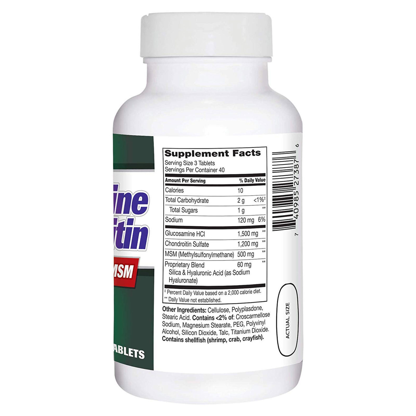 NOW Glucosamina si Condroitina 750/600mg - 60 Tablete