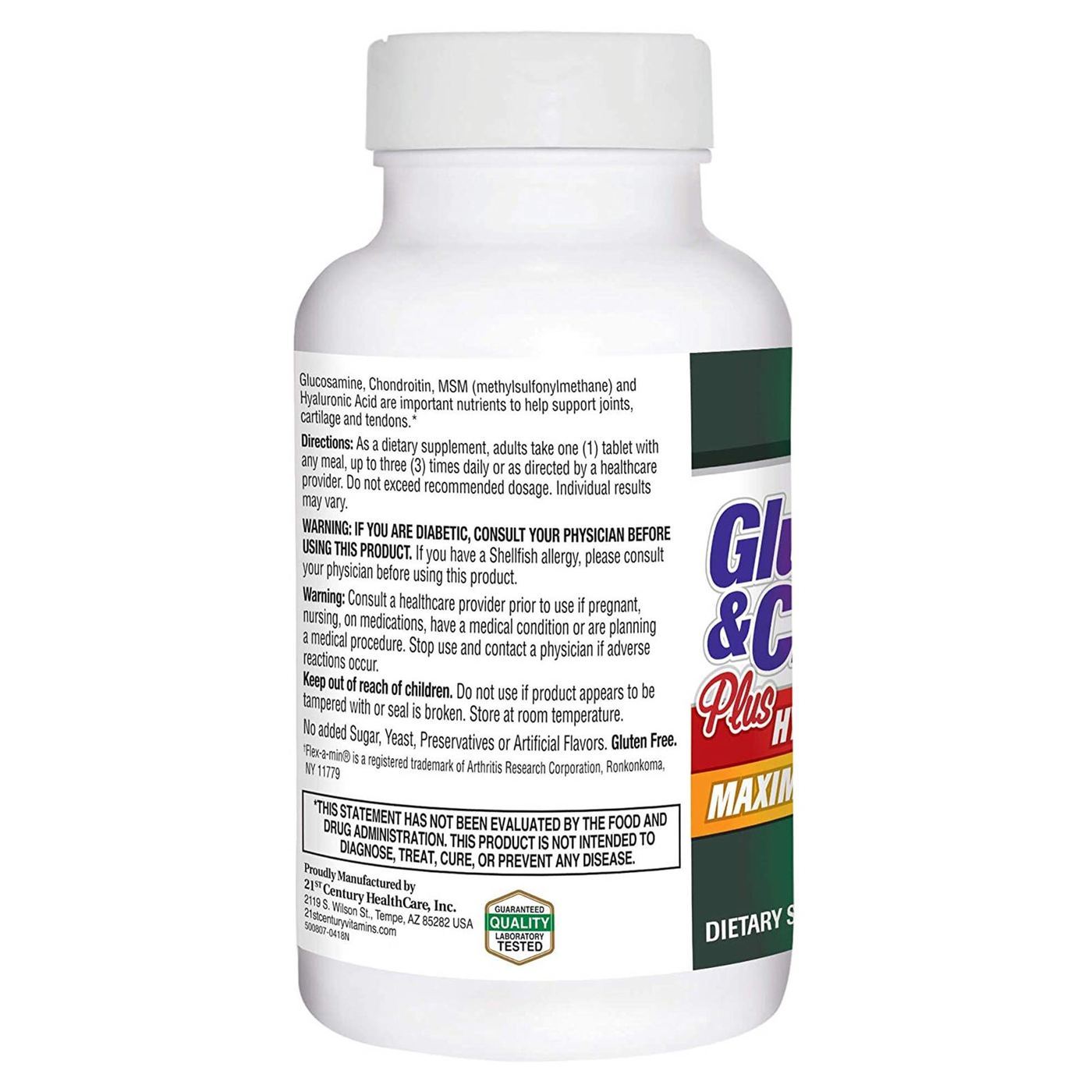 Glucosamină condroitină plus tablete, Suplimente nutritive