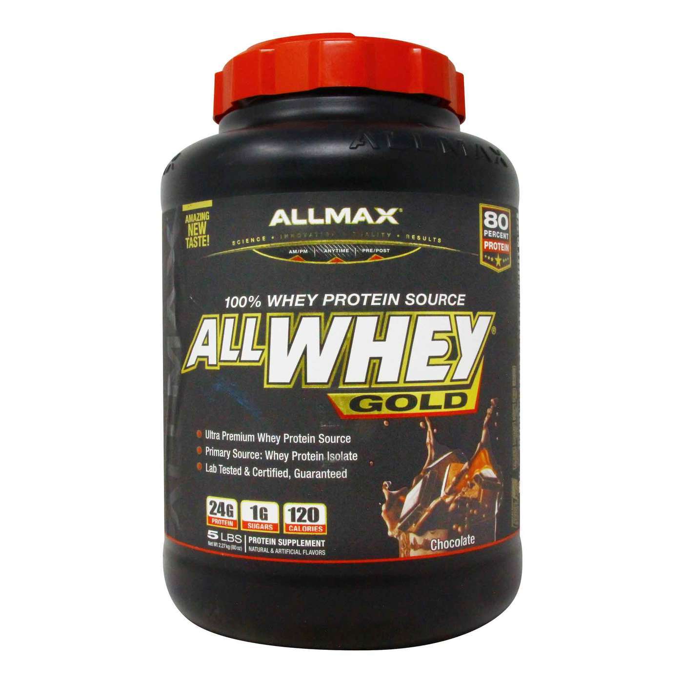 Allmax gold allwhey ring on rings stacker