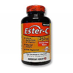 American Health Ester C 250 mg - Orange Flavor Wafers