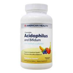 American Health Chewable Acidophilus Wafers