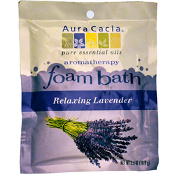 Aura Cacia Aromatherapy Foam Bath, Lavender - Relaxing