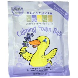 Aura Cacia Kids Foam Bath, Lavender - Calming - 2.5 oz each