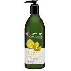 Avalon Organics Lemon Hand  Body Lotion, Lemon - 12 fl oz