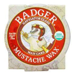 Badger Man Care Mustache Wax - .75 oz (21 g)