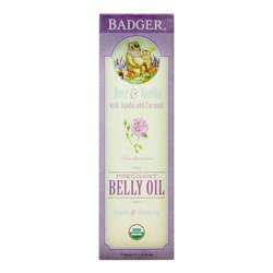 Badger Pregnant Belly Oil - Rose Vanilla - 4 fl oz (118 ml)