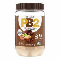 贝尔种植园PB2花生酱与可可，可可-16盎司（454 g）