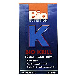 Bio Nutrition Bio Krill - 500 mg - 45 Softgels