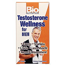 Bio Nutrition Testosterone Wellness - 60 Tablets