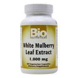 Bio Nutrition White Mulberry Leaf Extract - 60 Vegetarian Capsules