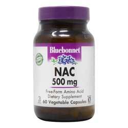 Bluebonnet Nutrition NAC -500 mg -60蔬菜胶囊