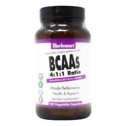 Bluebonnet Nutrition BCAAs - 120 Vegetable Capsules