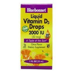 Bluebonnet Nutrition Liquid Vitamin D3 Drops