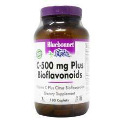Bluebonnet营养C-500毫克加生物黄酮