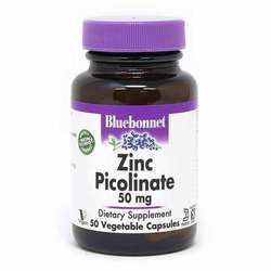 Bluebonnet Nutrition Zinc Picolinate 50 mg