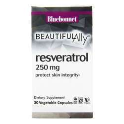 Bluebonnet Nutrition Age-Less Trans-Resvertrol - 250 mg - 30 Vegetable Capsules