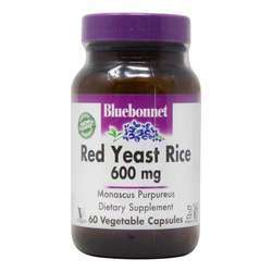 Bluebonnet Nutrition Red Yeast Rice - 600 mg - 60 Vegetarian Capsules