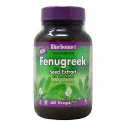 Bluebonnet Nutrition Fenugreek Seed Extract - 600 mg - 60 Vegetable Capsules