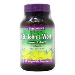 Bluebonnet Nutrition St. John's Wort Flower Extract - 300 mg - 60 Vegetable Capsules