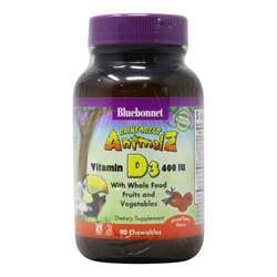 Bluebonnet Nutrition Super Earth Rainforest Animalz Vitamin D3