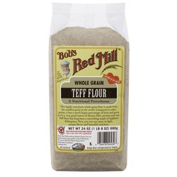 Bobs红磨全谷物Teff面粉(4包)- 4 - 24盎司袋