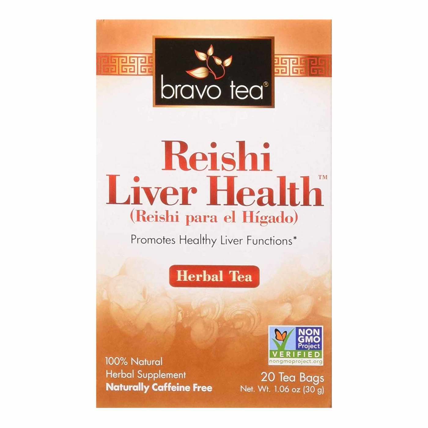 Bravo Tea Reishi Liver Health Tea - 20 Bags - eVitamins.com