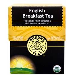 Buddha Teas Black Tea, English Breakfast - 18 bags