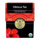 Organic Herbal Tea Hibiscus 18 bags Yeast Free by Buddha Teas