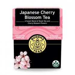 Buddha Teas Black Tea, Cherry Blossom - Japanese - 18 bags