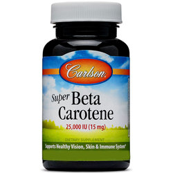 Carlson Labs Super Beta Carotene - 25,000 IU - 100 Softgels