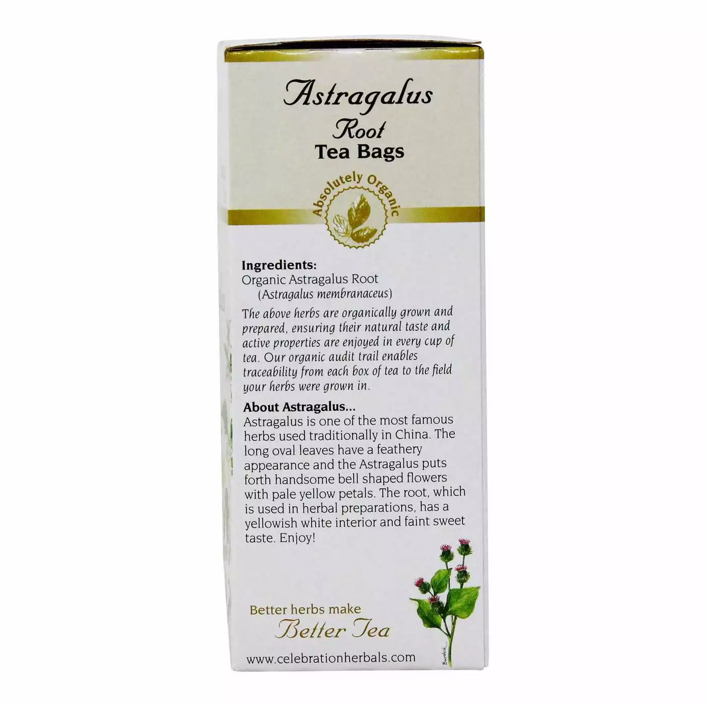 Astragalus Root Tea x 18 Tea Bags - The Natural Health & Wellness Store