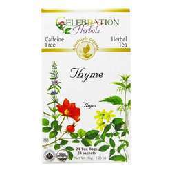 Celebration Herbals Herbal Tea, Thyme - 24 tea bags