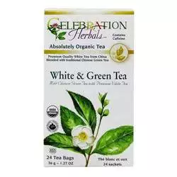 Celebration Herbals Combination Tea, Green & White Tea - 24 Bags