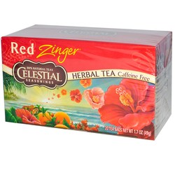 Celestial Seasonings花草茶，混合- Red Zinger - 20袋
