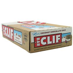 Clif Bar Energy Bars, Coconut Chocolate Chip - 12 bars