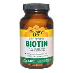 Country Life Biotin High Potency 10 mg
