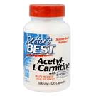 Acetyl L-Carnitine 120 Capsules Yeast Free by Doctor's Best