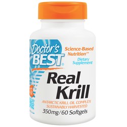 Doctor's Best Real Krill - 350 mg - 60 softgels