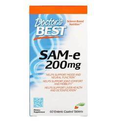 Doctor's Best SAMe - 200 mg - 60 Tablets